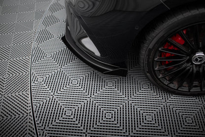 Street Pro Front Splitter + flapper Mercedes-AMG A35 W177 FACACRIFT