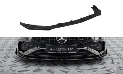 Street Pro Front Splitter + flapper Mercedes-AMG A35 W177 FACACRIFT