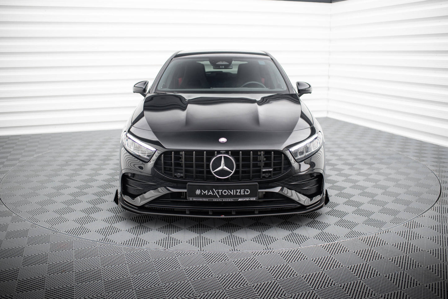 Street Pro Front Splitter + flapper Mercedes-AMG A35 W177 FACACRIFT