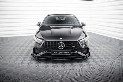 Street Pro Front Splitter + flapper Mercedes-AMG A35 W177 FACACRIFT
