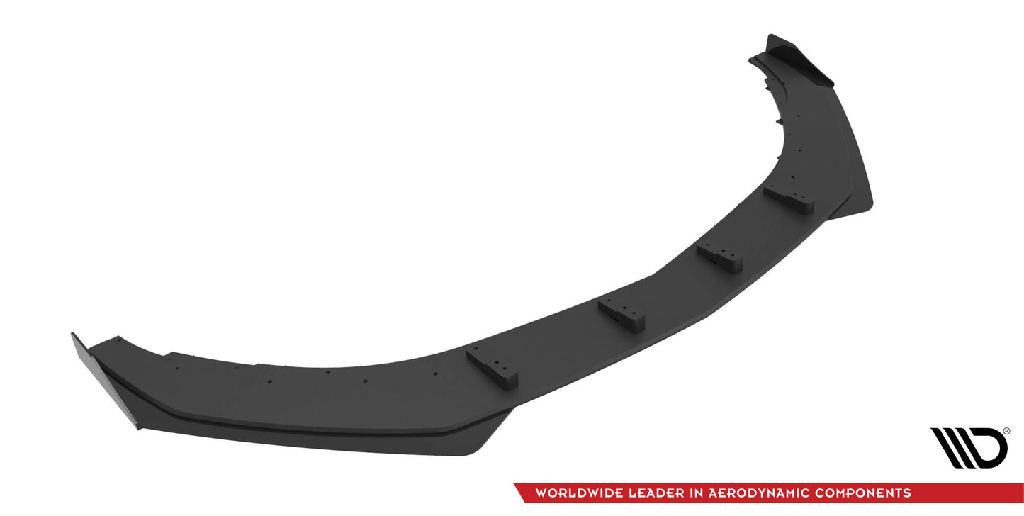 Street pro front splitter + flaps mercedes-amg cla 45 aero c117 facelift