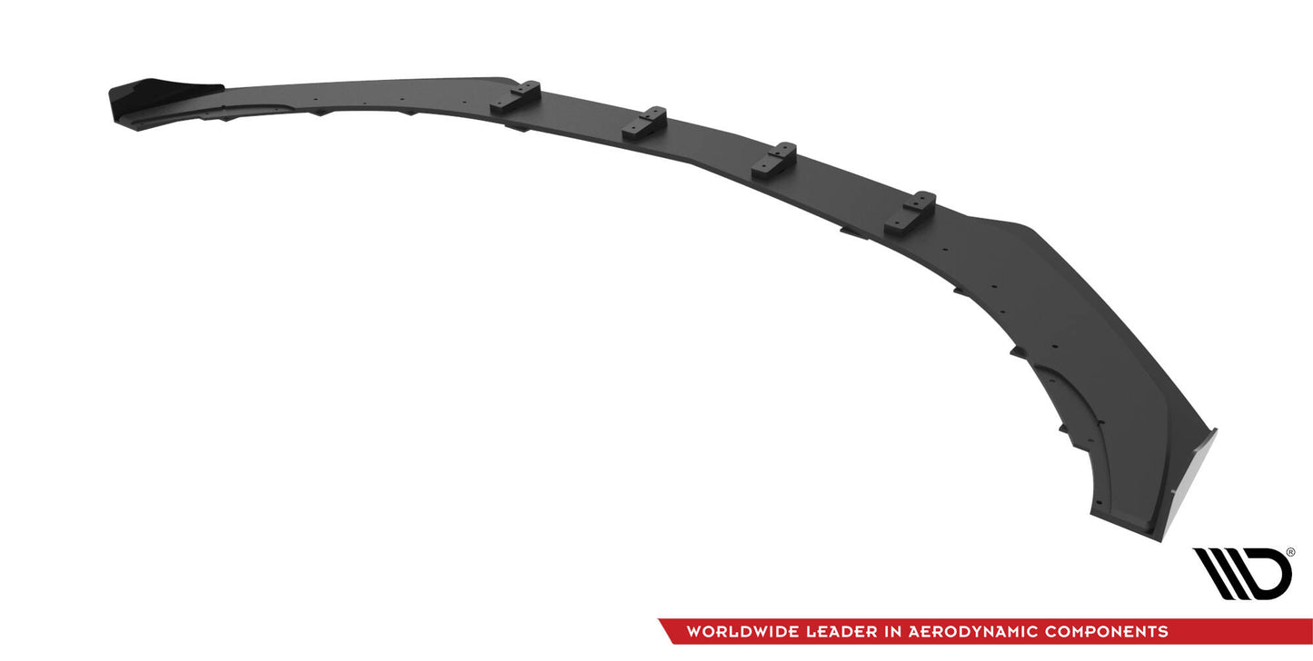 Street pro front splitter + flaps mercedes-amg cla 45 aero c117 facelift