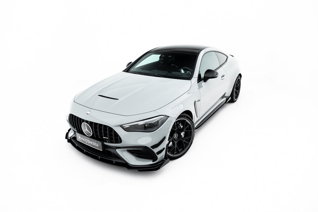 Street pro front splitter + flaps mercedes-amg cle 53 aero c236