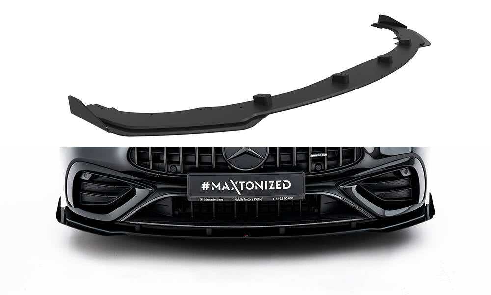 Street pro front splitter + flaps mercedes-amg cle 53 c236