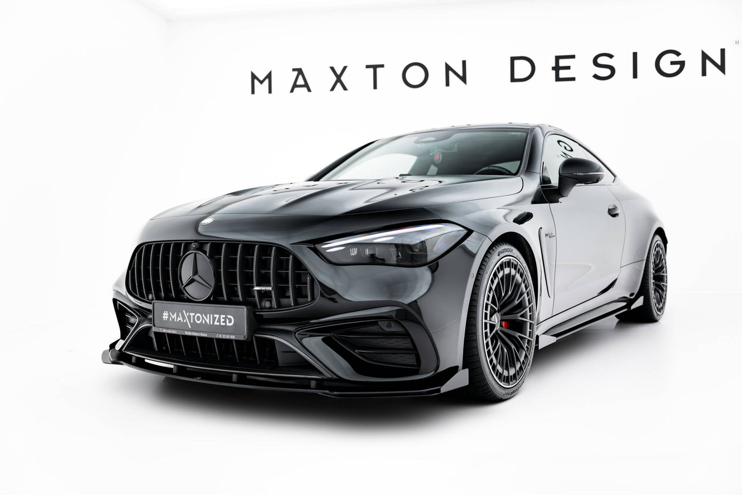 Street pro front splitter + flaps mercedes-amg cle 53 c236