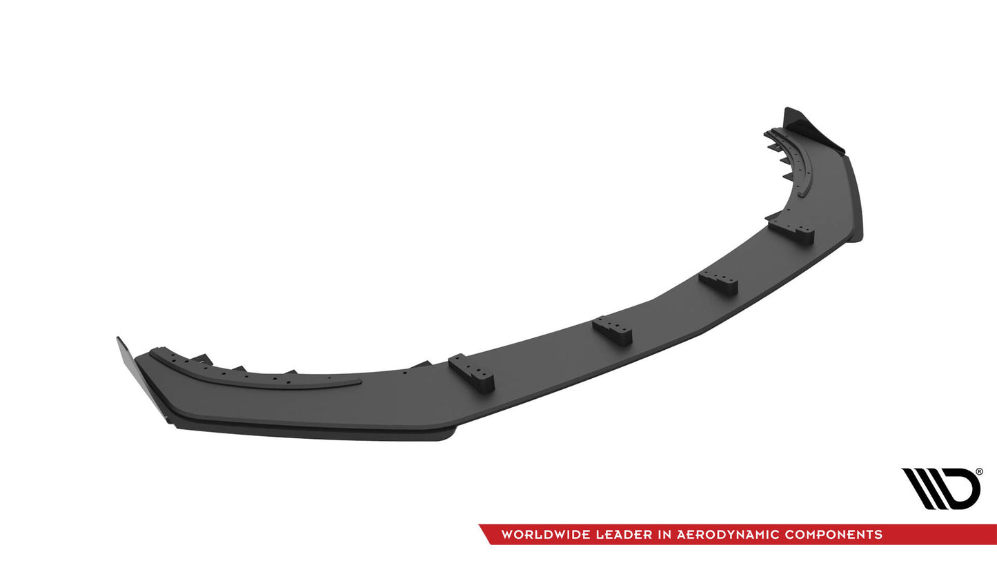 Street pro front splitter + flaps mercedes-benz a 45 amg aero w176 facelift