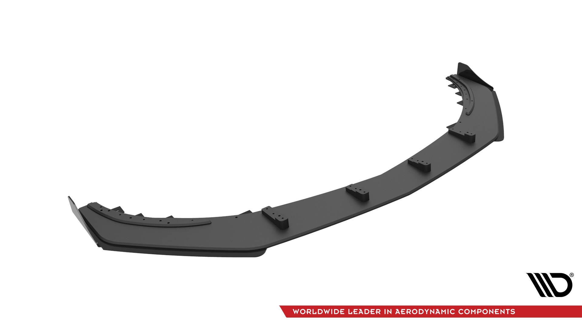 Street pro front splitter + flaps mercedes-benz a 45 amg aero w176 facelift