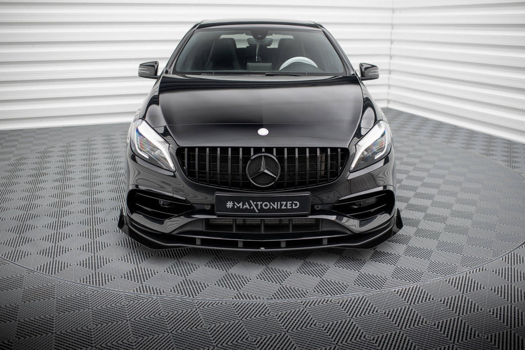 Street Pro Front Shkter + Flaps Mercedes-Benz AMG-Line W176 Facelift