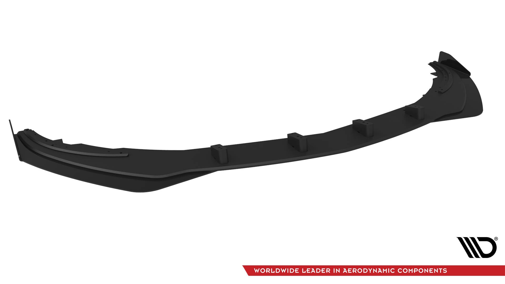 Street pro front splitter + flaps mercedes-benz a amg-line w176 facelift