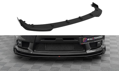 Street pro front splitter + flaps mitsubishi lancer evo x