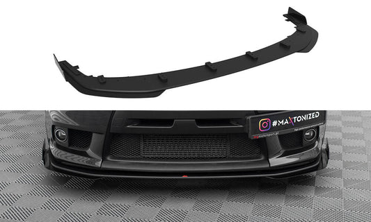 Street pro front splitter + flaps mitsubishi lancer evo x