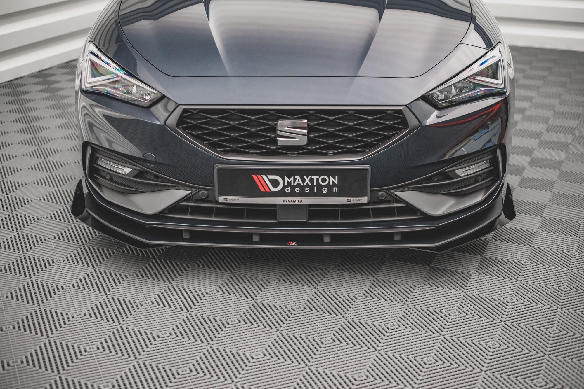 Street pro front splitter + klaff sete leon for mk4