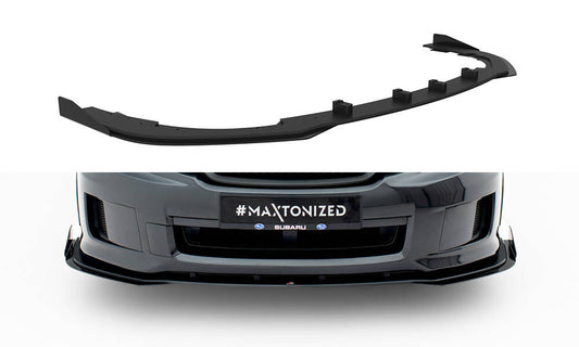 Street pro front splitter + flaps subaru impreza wrx sti mk3 facelift
