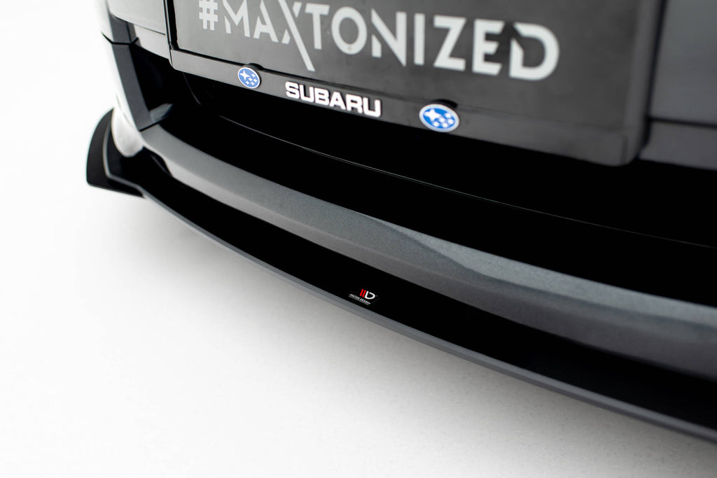 Street pro front splitter + flaps subaru impreza wrx sti mk3 facelift