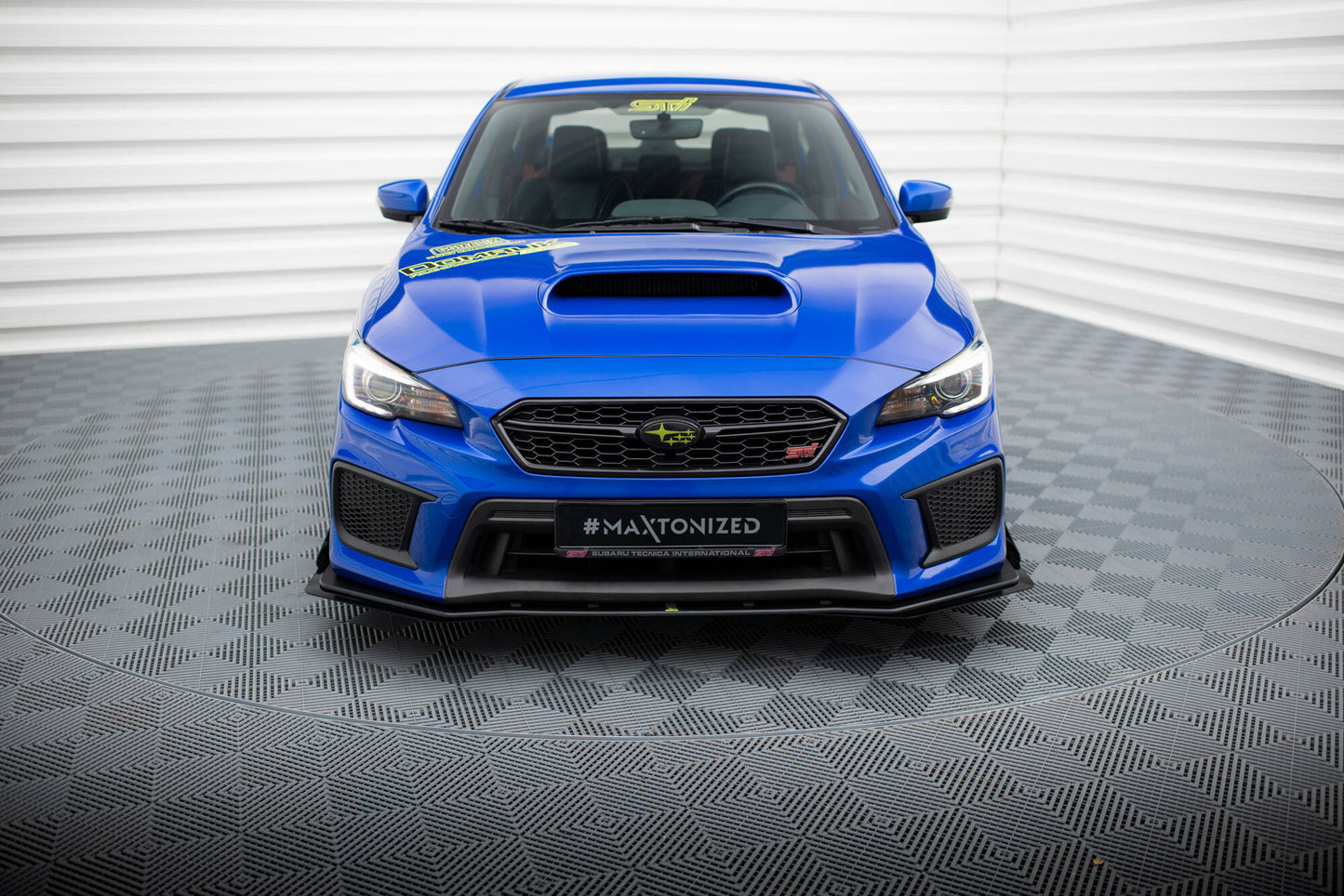 Street pro front splitter + flaps subaru wrx sti mk1 facelift