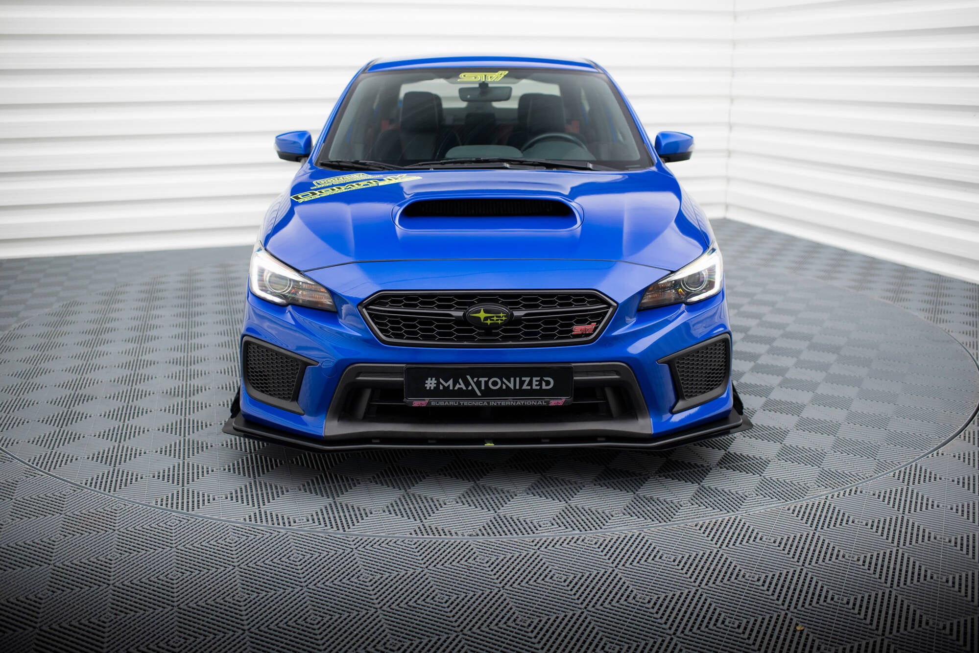 Street pro front splitter + flaps subaru wrx sti mk1 facelift