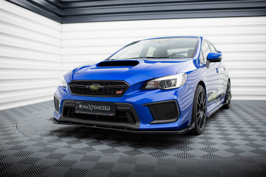 Street pro front splitter + flaps subaru wrx sti mk1 facelift