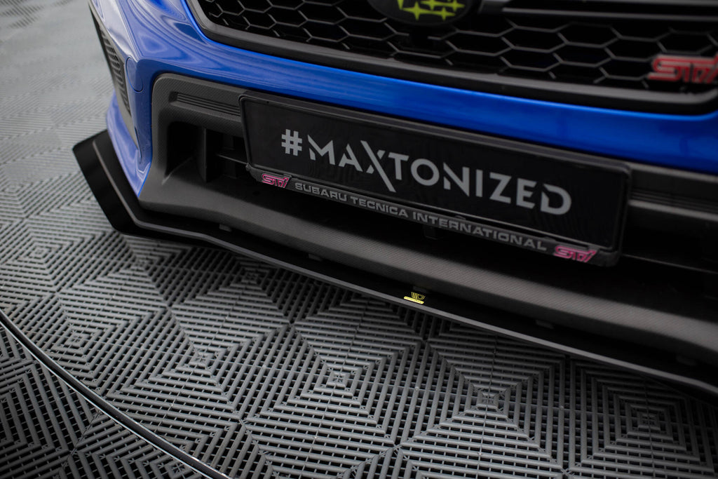 Street pro front splitter + flaps subaru wrx sti mk1 facelift