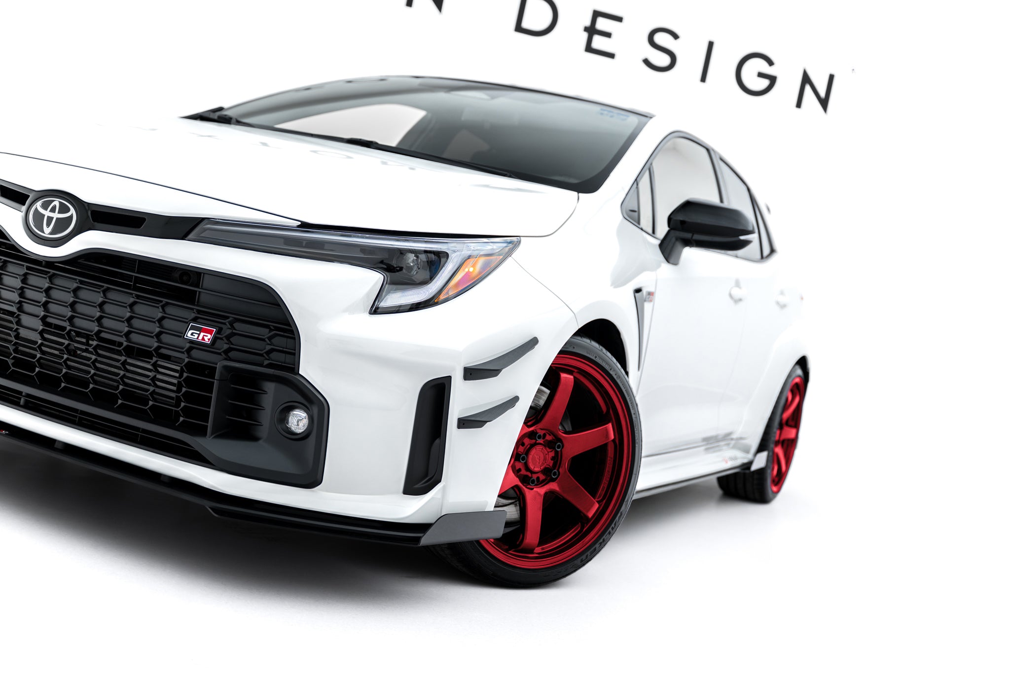 Street pro front splitter + flaps toyota gr corolla mk12