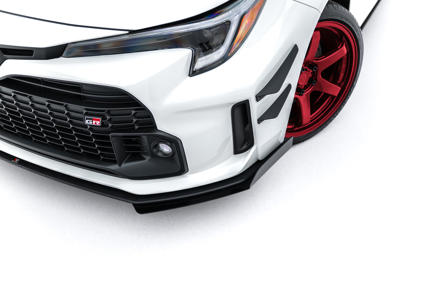 Street pro front splitter + flaps toyota gr corolla mk12