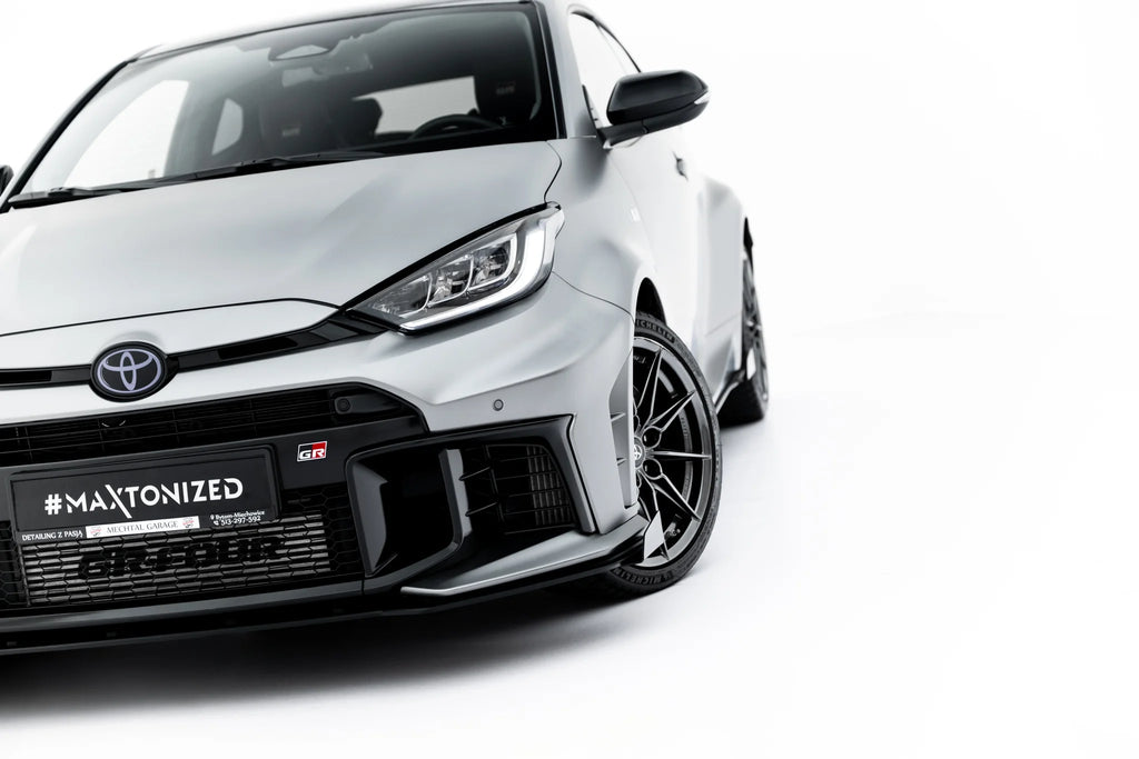 Street pro front splitter + klaffer toyota gr yaris mk4 ansiktsløftning