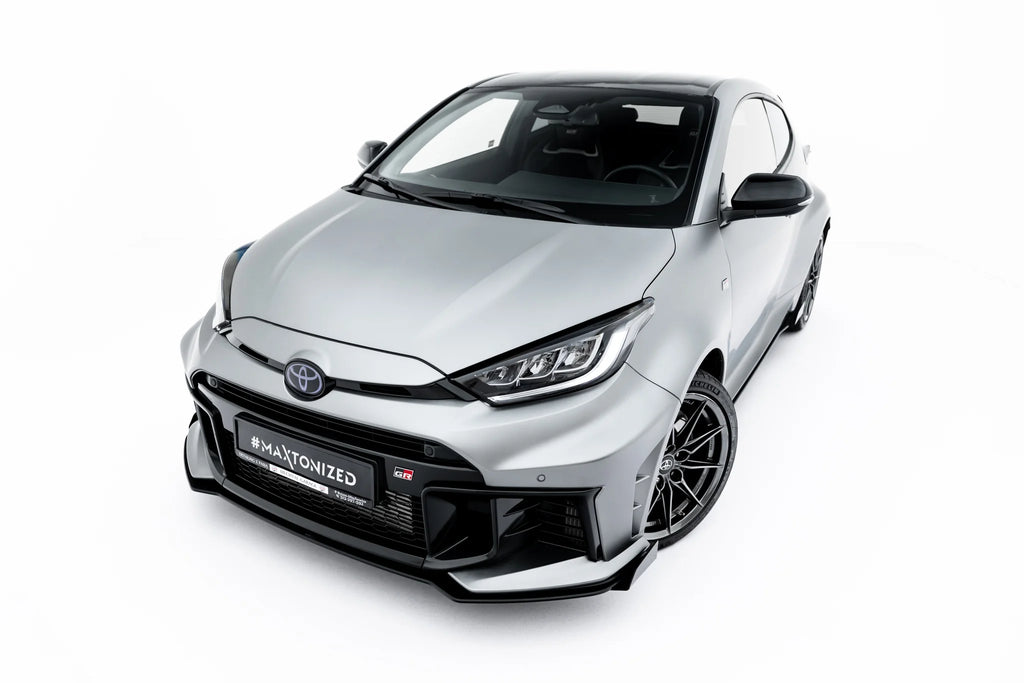 Street pro front splitter + klaffer toyota gr yaris mk4 ansiktsløftning
