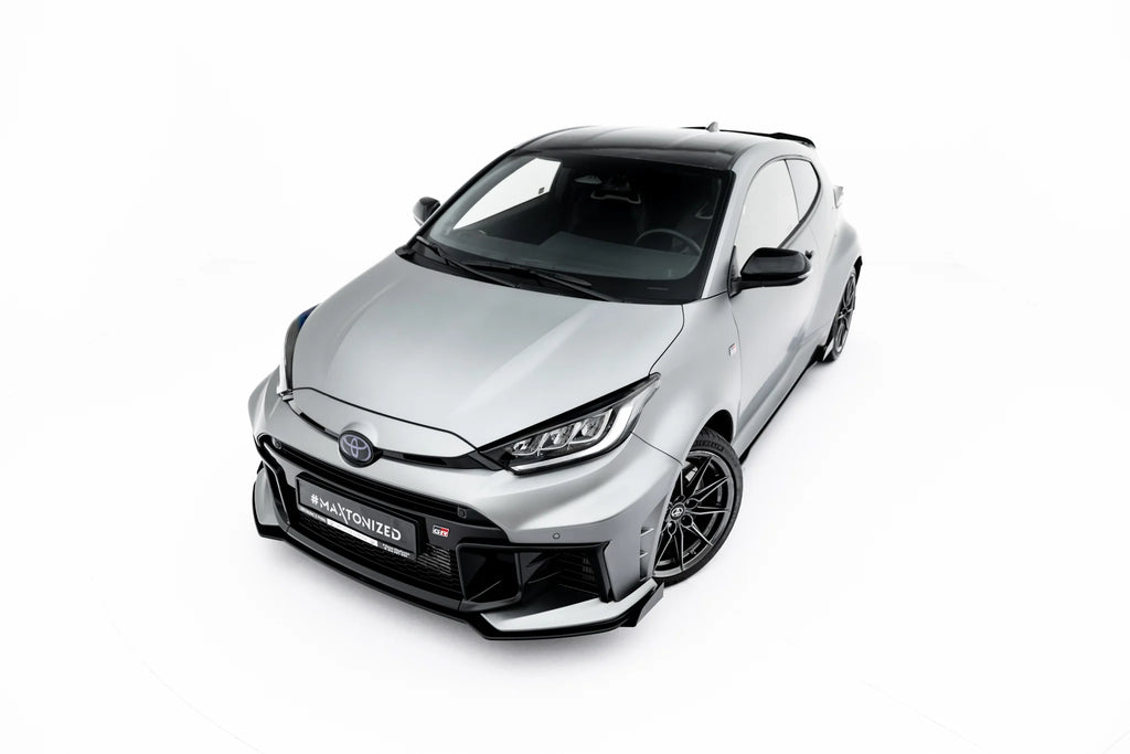 Street pro front splitter + klaffer toyota gr yaris mk4 ansiktsløftning