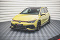 Street pro front splitter + klaffer volkswagen golf gti clubsport mk8