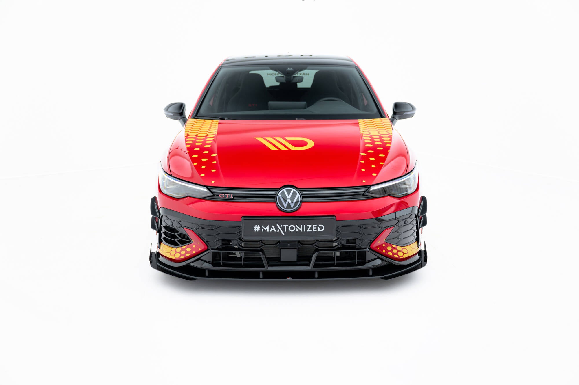 Street Pro Front Splitter + Flaps Volkswagen Golf GTI Clubsport MK8 FaceLift