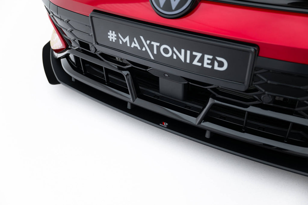 Street Pro Front Splitter + Flaps Volkswagen Golf GTI Clubsport MK8 FaceLift