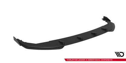 Street pro front splitter + flaps volkswagen golf r mk8 facelift