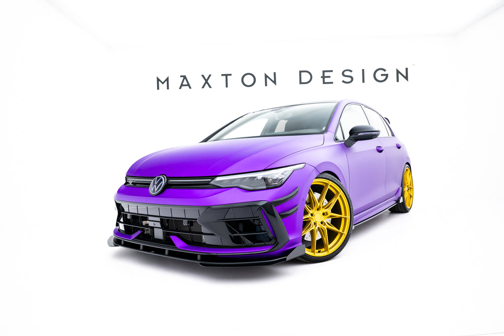 Street Pro etusplitteri + läpät Volkswagen Golf R mk8 facelift