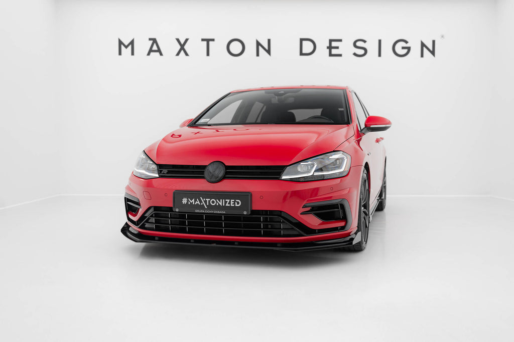 Street Pro Front Splits + Flaps Volkswagen Golf R / R-Line MK7 Facelift