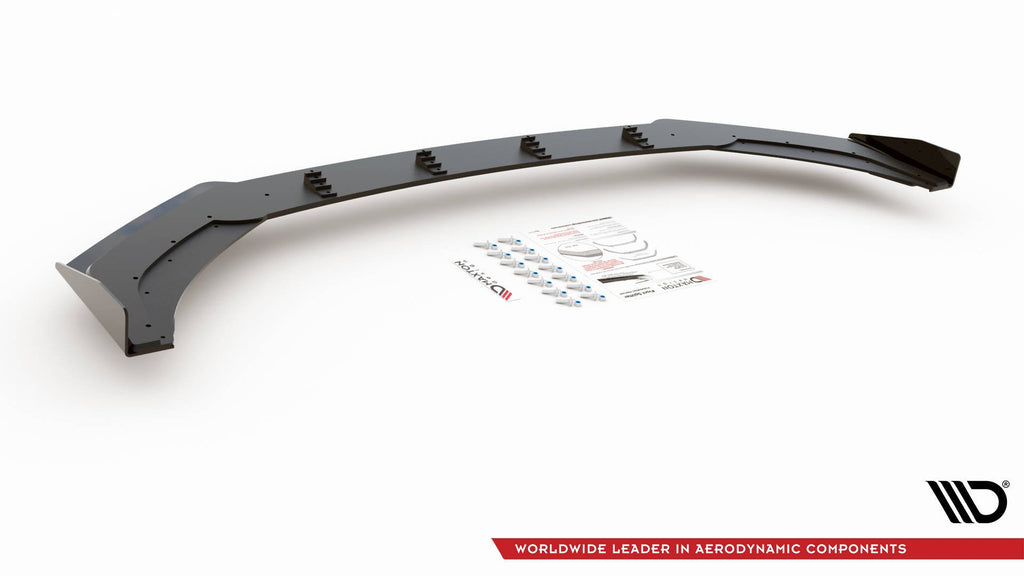 Street pro front splitter + klaffer volkswagen polo gti mk6