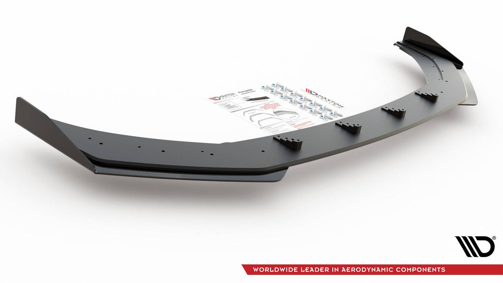 Street pro front splitter + klaffer volkswagen polo gti mk6