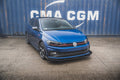 Street pro front splitter + klaffer volkswagen polo gti mk6