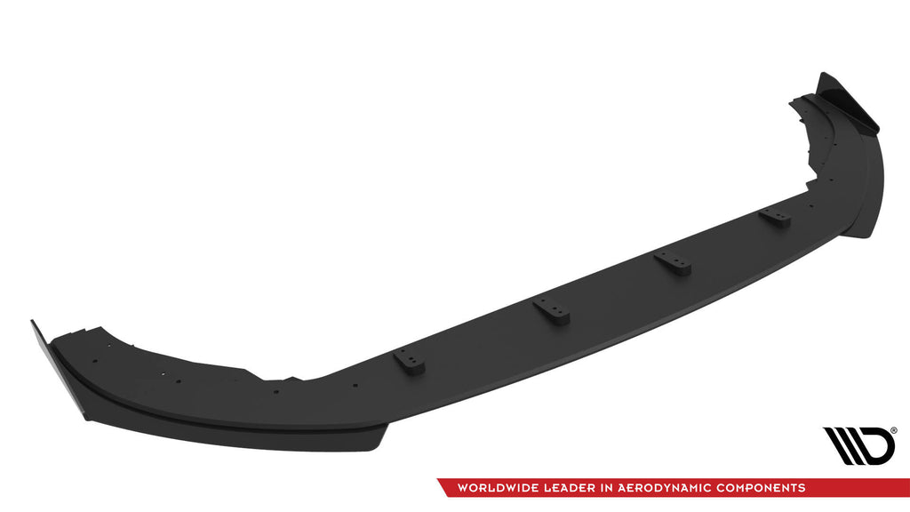 Street pro front splitter + flaps volkswagen polo gti mk6 facelift