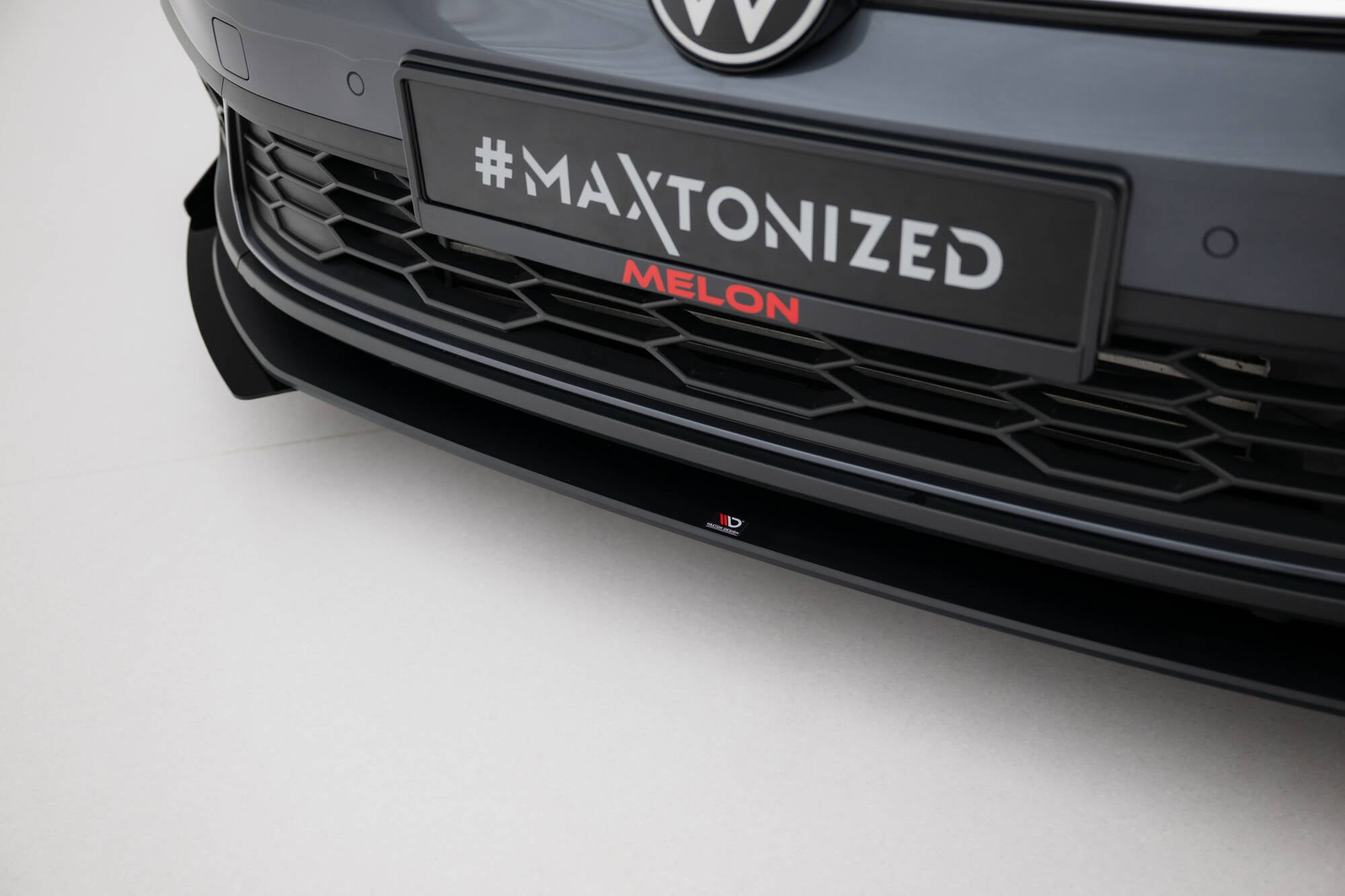 Street pro front splitter + flaps volkswagen polo gti mk6 facelift