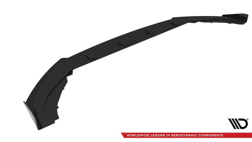 Street pro front splitter + flaps volkswagen polo gti mk6 facelift