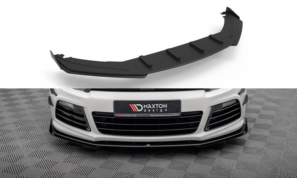 Street pro front splitter + flaps volkswagen scirocco r mk3