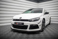 Street pro front splitter + flaps volkswagen scirocco r mk3