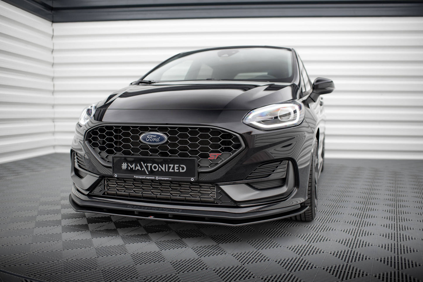 Street pro front splitter ford fiesta st mk8 facelift