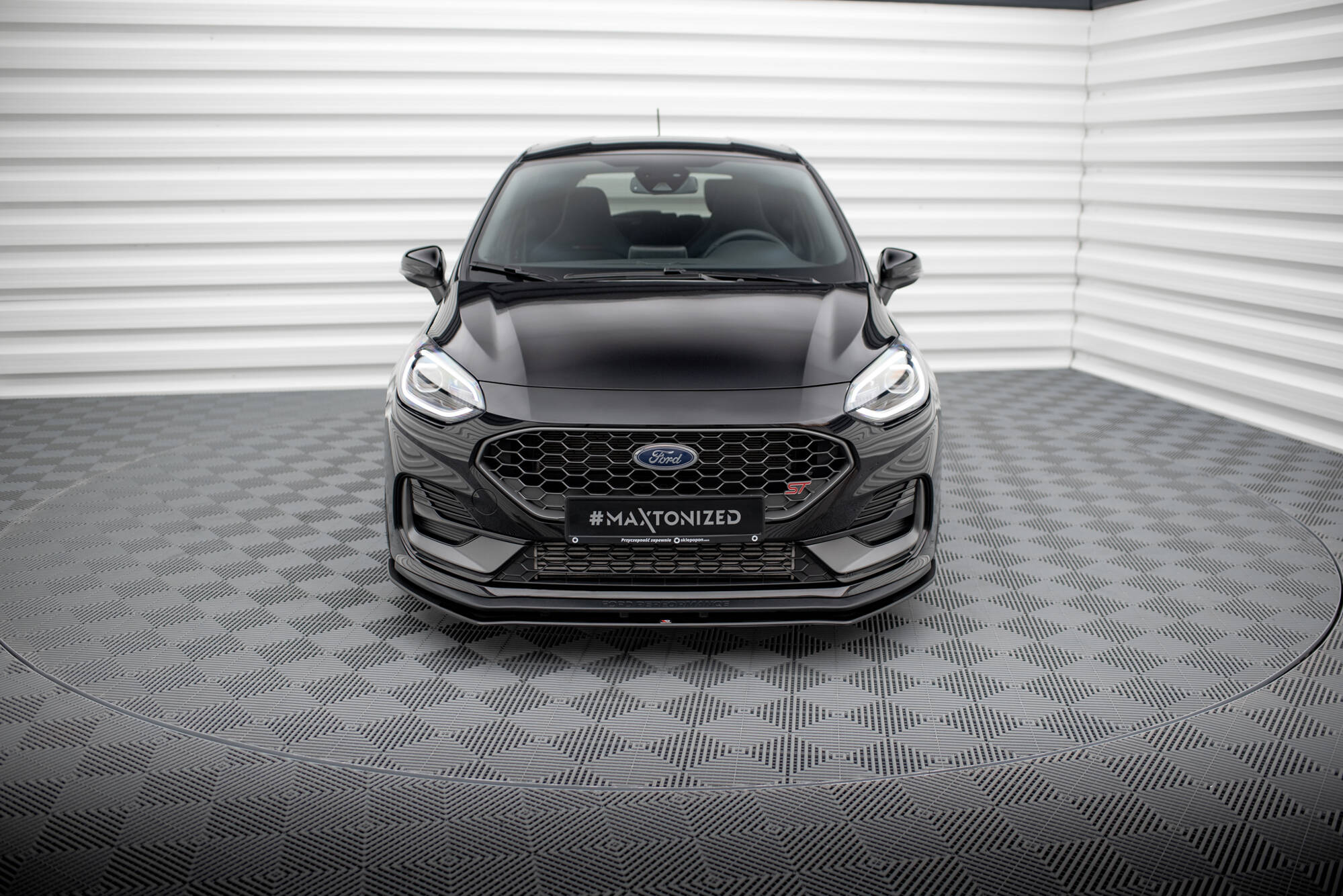 Street pro front splitter ford fiesta st mk8 facelift