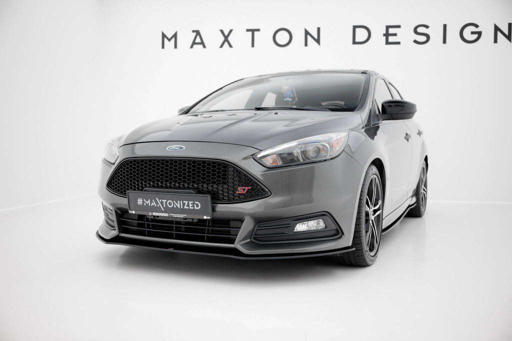Street pro front splitter ford focus st mk3 facelift