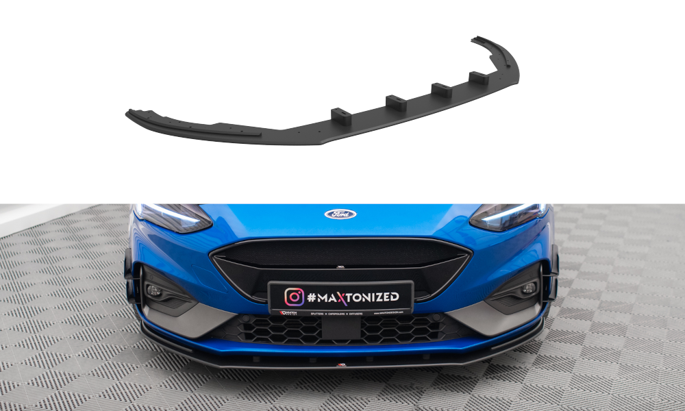 Street pro front splitter ford focus st / st-line mk4