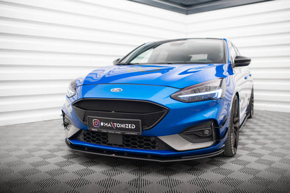 Street pro front splitter ford focus st / st-line mk4