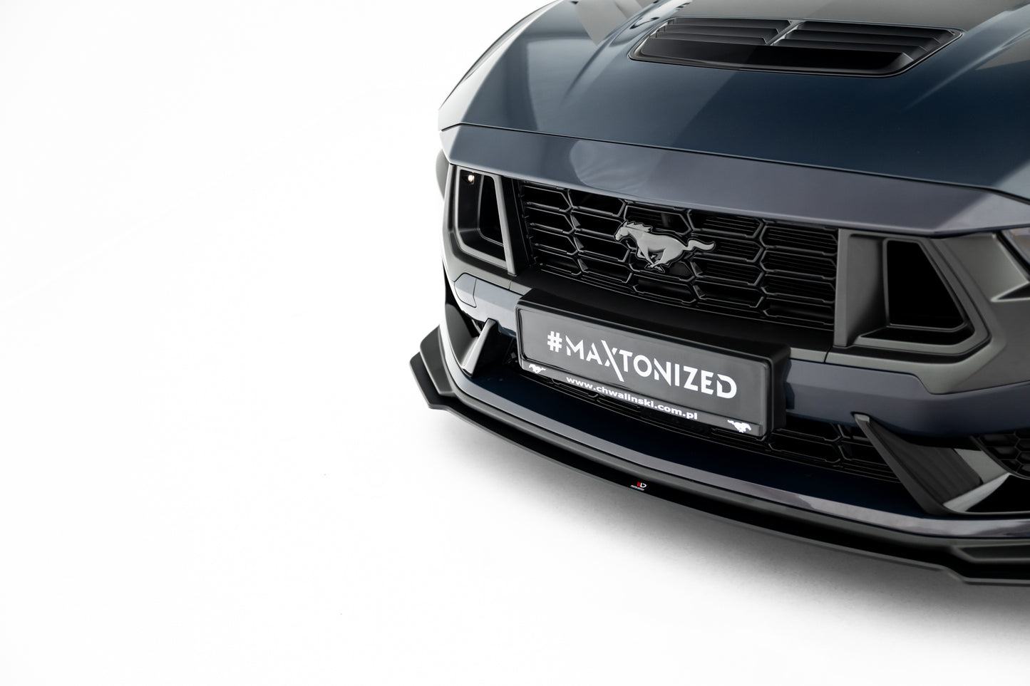 Street pro front splitter ford mustang dark horse mk7