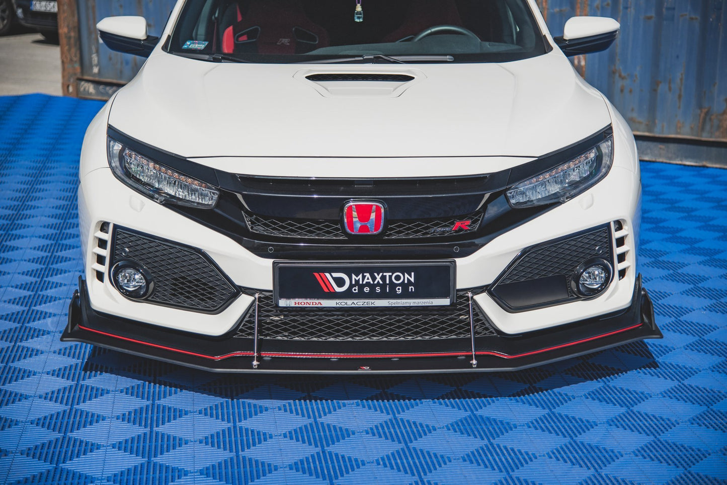 Street pro front splitter honda civic type r mk10