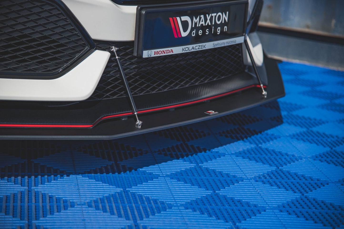 Street pro front splitter honda civic type r mk10