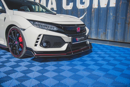 Street pro front splitter honda civic type r mk10